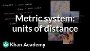 Metric system: units of distance | 4th grade | Khan Academy