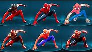 Spider-Man Ps4 - All 38 Suits Showcase Including all 10 DLC Suits!