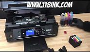 How to set up a continuous ink supply system CISS cartridge system on an Epson Printer XP-442