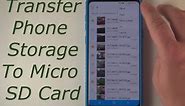 Transfer Phone Storage To Micro SD Card