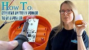 How To: Convert a light from AAA Batteries to USB Battery pack!