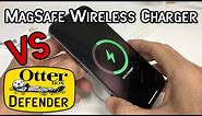 Apple iPhone 12 pro MagSafe Wireless Charger VS Otterbox Defender Pro