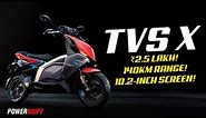 TVS X – Interesting but pricey! | First Look | PowerDrift