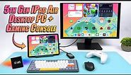 We Turned The New Apple M1 iPad Air 5 into A Fast Desktop PC, Gaming/EMU Console!