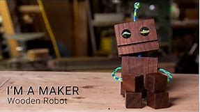 How to make Wooden Toy Robot