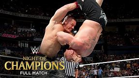 FULL MATCH - Brock Lesnar vs. John Cena - WWE World Heavyweight Title Match: Night of Champions