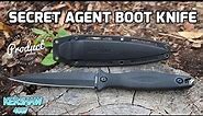 Kershaw Secret Agent Concealable Boot Knife W/ Dual Carry Molded Sheath (4007)