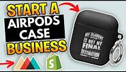 Printful Shopify Tutorial 2022 : How To Start An Airpods Case Business + Design Tutorial