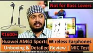 Huawei AM61 In-Ear Sport Bluetooth Headset, 11 Hour Music, Good MIC | Detailed Review & UnBoxing