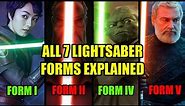 7 lightsaber forms explained