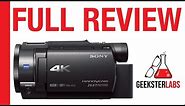 Sony FDR-AX33 4K Handycam Camcorder Full Review