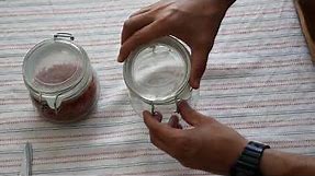 How to repair a lid of clip lock jar
