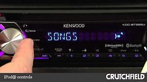 Kenwood KDC-BT555U Car CD Receiver Display and Controls Demo | Crutchfield Video