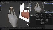 Easy hand bag modeling in Blender 3.4