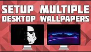Setup Different Wallpapers on Multiple Displays in Windows 10 (2019!)!