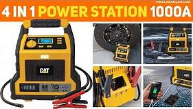 CAT Professional Jump Starter, Air Compressor, Charging and LED Power Station