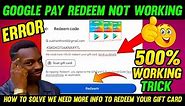 How To Solve We Need More Info To Redeem Your Gift Card Send Us Details | Google Play Problem 2024