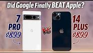 Pixel 7 Pro vs iPhone 14 Plus - The Difference is CRAZY!