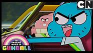 Richard and Nicole Car Racing | Gumball | Cartoon Network