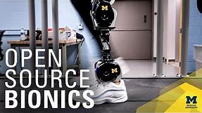 Open-source bionic leg aims to rapidly advance prosthetics