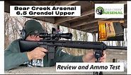 Bear Creek Arsenal (BCA) 6.5 Grendel Upper Test and Review