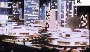 1960s Futuristic Model City of Tomorrow, Retro Futursim
