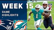 Patriots vs. Dolphins Week 15 Highlights | NFL 2020