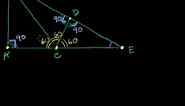 Corresponding angles in congruent triangles