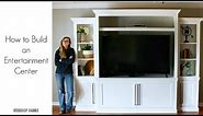 How to Build a Large DIY Entertainment Center