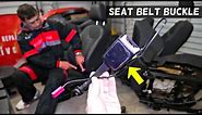 HOW TO REPLACE SEAT BELT BUCKLE ON A CAR