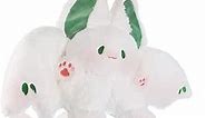 ACMALTIT Unique Bat Rabbit Soft Stuffed Animals Plush Toy, Cute Rabbit Bat Anime Plushie Doll with Wings for Boys and Girls Easter Gifts, 13.8 in (White)