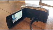 How to Use A Sony Handycam CX-405 or ANY Camcorder as a Webcam - Cheap & Simple To Do!
