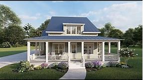 COTTAGE HOUSE PLAN 041-00271 WITH INTERIOR