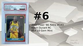 Top 10 Kevin Durant PSA 10 Gem Mint Rookie Cards Sold on eBay in July