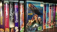 Entire Disney VHS Clamshell Movie Collection, Re-Visited, Animation Live Action Rare Titles OOP Walt