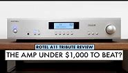 The Amplifier UNDER 1000 to BEAT? ROTEL Amplifier A11 TRIBUTE REVIEW