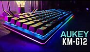 Aukey KM-G12 Mechanical Keyboard review. Only $35 USD!!!