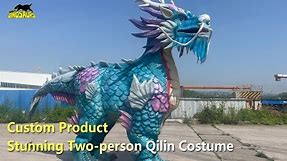Stunning Two-person Qilin Costume | Custom Product