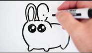 How to Draw Cute Bunny Very easy / Whiteboard drawing EZ