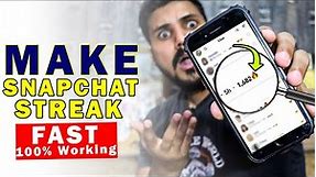 How to Make Streak on Snapchat | What is Streak in Snapchat ? Snapchat Streak Kaise Banaye 2022