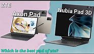ZTE Axon Pad vs ZTE Nubia Pad 3D | With Qualcomm Snapdragon 8+ Gen 1 Soc, Android 13 | #axonpad