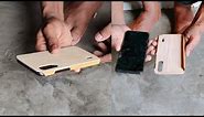 Bamboo Hand made mobile cover. #Bamboo_mobile_cover.
