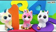 🦄 Play with fluffy unicorn toys | Educational unicorn cartoon for toddlers | Unicorns for kids