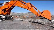 Hitachi EX1800 Excavator In Action