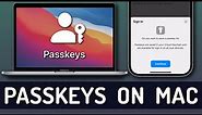 How To Use PASSKEYS on iPhone, iPad and Mac
