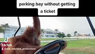 Orangutan driving golf cart (meme)