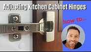 How to adjust kitchen cabinet doors that won’t close