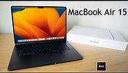 Apple MacBook Air 15 Unboxing (Midnight) - The PERFECT Size!