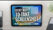 How to Take a Screenshot on iPad (Every Way)