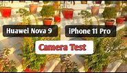 Huawei Nova 9 Camera test vs iPhone 11 pro camera
